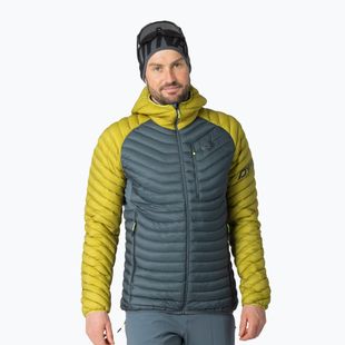 Мъжко пухено яке DYNAFIT Radical Down RDS Hooded golden lime