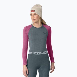 Дамска термоактивна блуза с дълъг ръкав DYNAFIT Tour Light Merino magenta