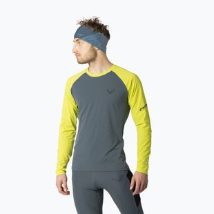 Мъжка блуза с дълъг ръкав за бягане DYNAFIT Alpine Pro ultra yellow/0720