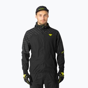 Мъжко яке за бягане DYNAFIT Trail Reflective Wind black out/5A30