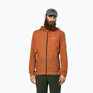Мъжко яке против вятър Salewa Pedroc Wind Hood bombay brown