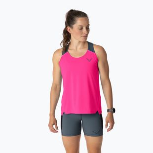 Дамска тениска за бягане DYNAFIT Sky Tank pink glo