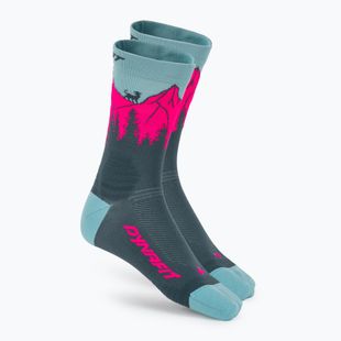 Чорапи DYNAFIT Traverse Crew cinder pink glo/6070