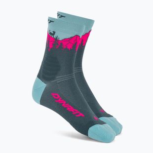 Скиорски чорапи DYNAFIT Traverse Mid cinder pink glo/6070