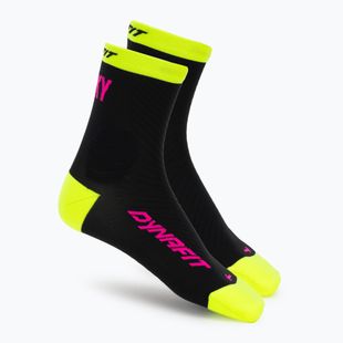 Чорапи DYNAFIT Trail Mid black out ultra yellow/5A30