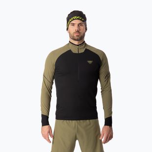 Мъжки суитшърт за бягане Dynafit Alpine LS 1/2 Zip Tee military green/0910