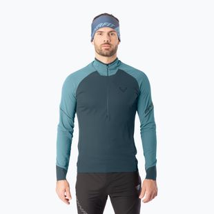 Мъжки суитшърт за бягане Dynafit Alpine LS 1/2 Zip Tee smoke blue/0720/3162
