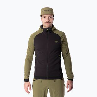 Мъжки ски-туринг суитшърт DYNAFIT Radical Polartec с качулка, военнозелен/0910