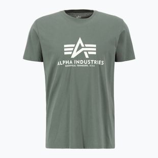 Мъжка тениска Alpha Industries Basic vintage green