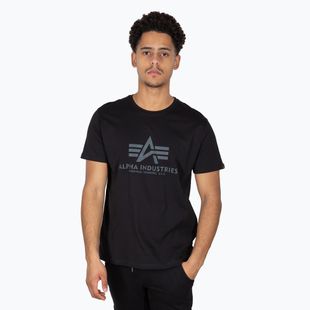 Alpha Industries мъжка тениска Basic Rainbow Reflective black