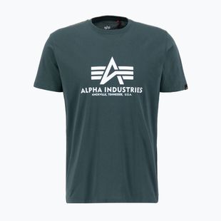 Alpha Industries мъжка тениска Basic navy green