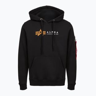 Мъжка суитшърт Alpha Industries Alpha Label black