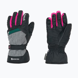 Детски ски ръкавици Reusch Flash Gore-Tex black/black melange/pink glo