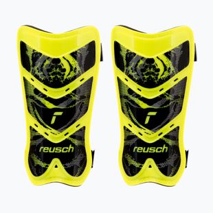 Протектори за подбедрици Reusch Shinguard Attrakt Lite safety yellow/black