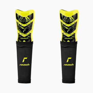 Протектори за подбедрици Reusch Shinguard Attrakt Supreme safety yellow/black