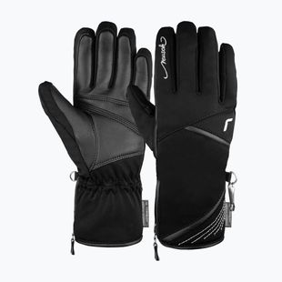 Дамски скиорски ръкавици Reusch Lore Stormbloxx black/silver