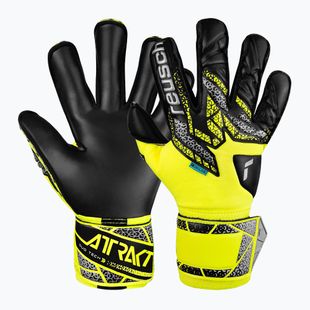 Вратарски ръкавици Reusch Attrakt Duo Evolution safety yellow/silver/black