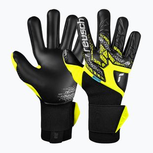 Вратарски ръкавици Reusch Attrakt Gold X NC Gravity safety yellow/silver/black