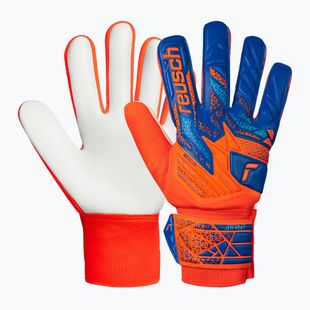 Вратарски ръкавици Reusch Attrakt Starter Solid shocking orange/blue