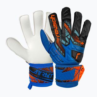 Вратарски ръкавици Reusch Attrakt Solid electric blue/ shocking orange