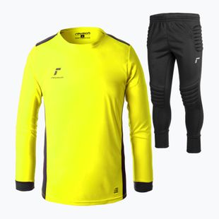 Детски вратарски комплект Reusch Match Set Junior safety yellow/black