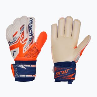 Вратарски ръкавици Reusch Attrakt Solid shocking orange/energyze blue