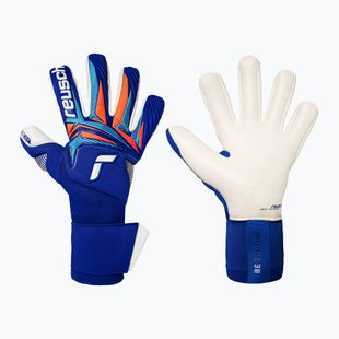 Вратарски ръкавици Reusch Attrakt Gold X NC Gravity sharp blue/white/shocking orange
