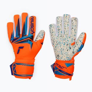 Вратарски ръкавици Reusch Attrakt Fusion NC shocking orange/blue