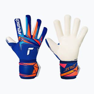 Вратарски ръкавици Reusch Attrakt Gold X NC sharp blue/white/shocking orange
