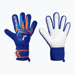Вратарски ръкавици Reusch Attrakt Starter Solid sharp blue/white/shocking orange