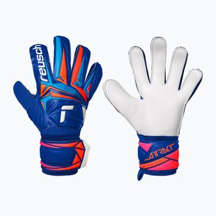 Вратарски ръкавици Reusch Attrakt Solid sharp blue/white/shocking orange