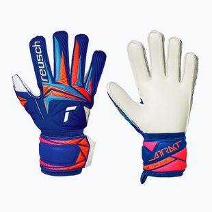 Детски вратарски ръкавици Reusch Attrakt Advance Junior sharp blue/white/shocking orange