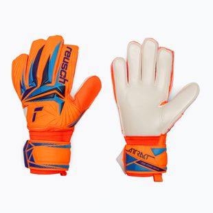 Вратарски ръкавици Reusch Attrakt Solid shocking orange/blue