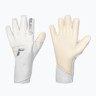 Вратарски ръкавици Reusch Attrakt Gold X Strapless white/silver