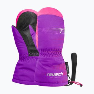 Детски скиорски ръкавици Reusch Maxi R-Tex XT Mitten cactus flower/pink glo