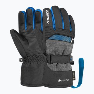 Детски скиорски ръкавици Reusch Rocket GORE-TEX black/black melange/brilliant blue