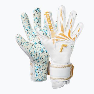 Вратарски ръкавици  Reusch Unai World Champion white/gold
