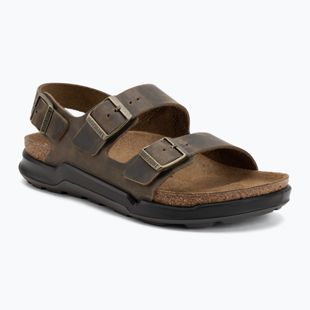 Мъжки сандали BIRKENSTOCK Milano Crosstown Oiled Leather Regular faded khaki