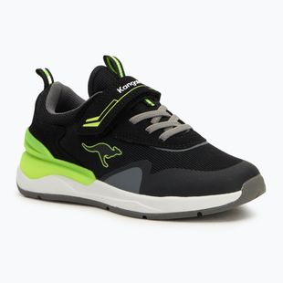 Детски обувки KangaROOS KD-Gym EV  jet black/neon yellow