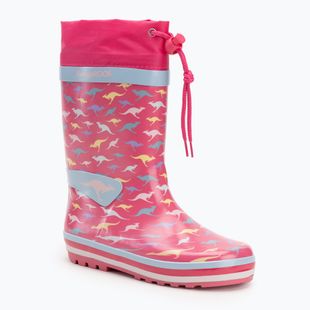 Детски гумени ботуши KangaROOS K-Summerrain fandago pink/kangaroo