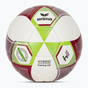 Футболна топка ERIMA Hybrid Training 2.0 size 4 metallic red/silver/lime