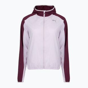 Дамско яке за бягане Puma Run 5K Woven Jacket lavender fog