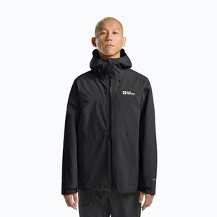 Мъжко яке за дъжд Jack Wolfskin Highest Peak 3L black