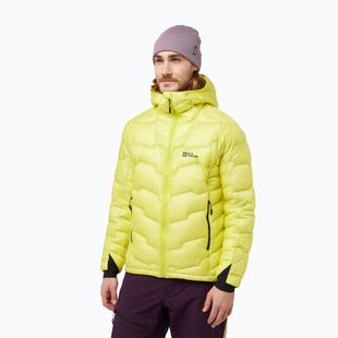 Мъжко пухено яке Jack Wolfskin Alpspitze Down Hoody firefly