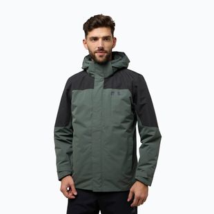 Мъжко яке Romberg 3In1 на Jack Wolfskin, шистово зелено
