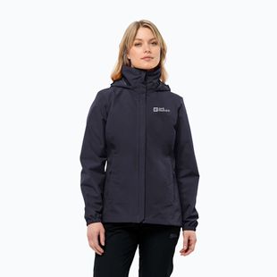 Дъждобран за жени Jack Wolfskin Stormy Point 2L graphite