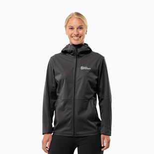 Дамско софтшел яке Jack Wolfskin Feldberg Hoody black