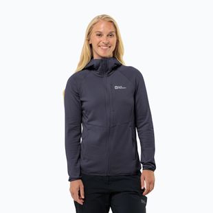 Jack Wolfskin дамско яке с полар Kolbenberg Hooded Fz graphite
