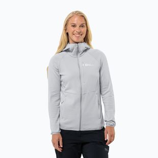 Jack Wolfskin дамско поларено яке Kolbenberg Hooded Fz cool grey