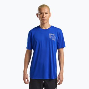 Мъжка тениска за трекинг Vonnan Graphic explorer vibrant blue Jack Wolfskin